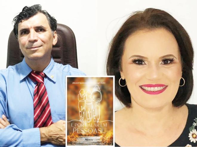 Adilson Mariano e Joselina Carvalho dividem a autoria de novo livro na região
