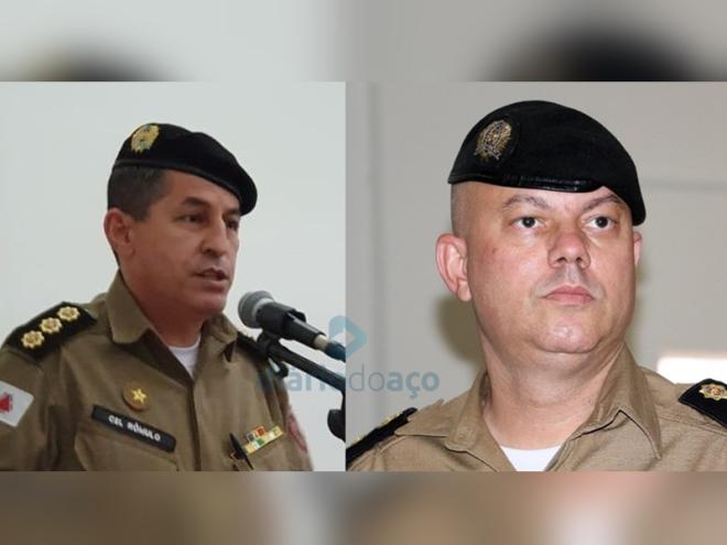 Coronel Gildásio Rômulo vai deixar o comando da 12ª RPM e no seu lugar assume o coronel Lemos Dias, oficial que já trabalhou no Vale do Aço