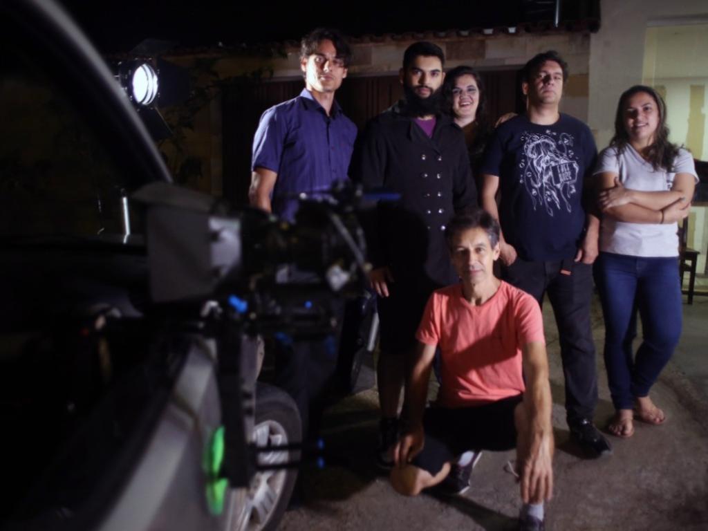 Equipe em ensaio para gravar piloto de série apoiado pela Filminas