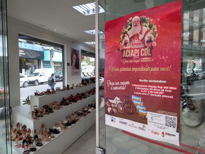 O sorteio será feito na sede da Aciapi-CDL na próxima terça-feira