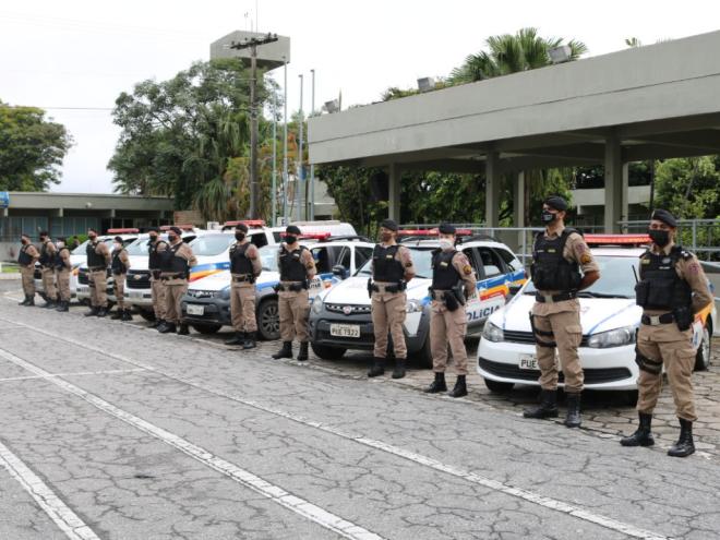A solenidade de lançamento da operação ocorreu no 14º BPM, em Ipatinga