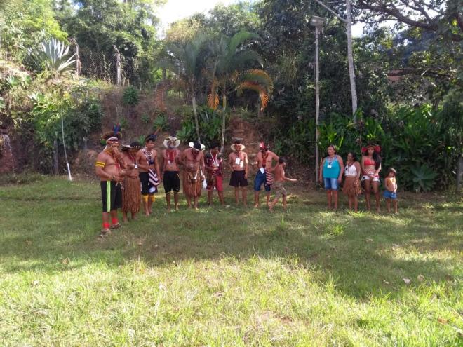 A comunidade indígena Pataxó Geru Tucumã marcou presença no encontro itinerante do CTMAM