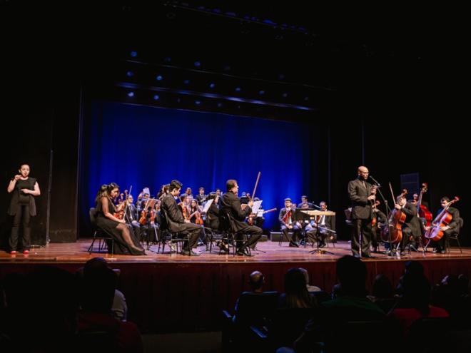 A programação foi encerrada com um concerto de música clássica realizado no Teatro do CCU