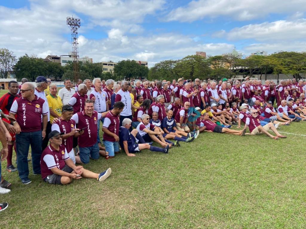 Os times se uniram para a pose oficial