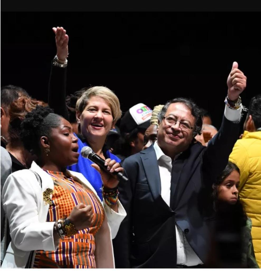 Candidato da esquerda, Petro conquistou 50,44% dos votos válidos contra 47,31% de seu adversário no segundo turno, Rodolfo Hernández