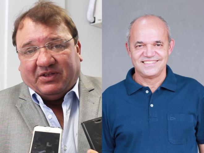 Celinho Sintrocel e Professor Vespa, dois dos candidatos a deputado estadual no dia 2 de outubro
